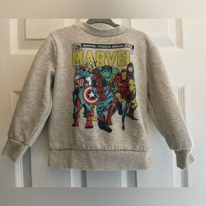 Marvel 4T Kids Crewneck | Bold Graphic Sweatshirt
